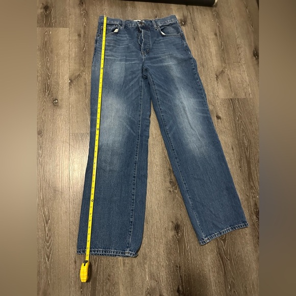 Zara Women's Blue Straight-Leg Jeans - Picture 10 of 10